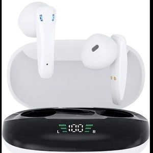 True Wireless Earbuds, Bluetooth Earphone Smart Touch Control Headphone Mic